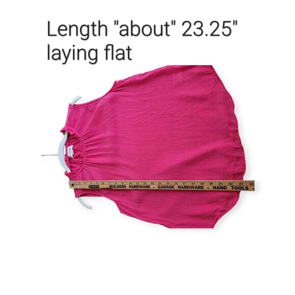 Anthropologie Cloth & Stone Fuchsia Tencel Sleeveless Top Lightweight Women's S - Picture 10 of 13